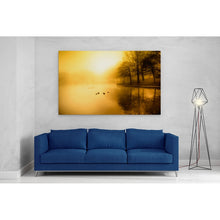 Load image into Gallery viewer, Golden Morning Fog Duck Pond