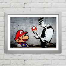 Load image into Gallery viewer, Mario Cop Police Banksy