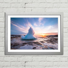 Load image into Gallery viewer, Geyser Eruption in Reykjavik Iceland
