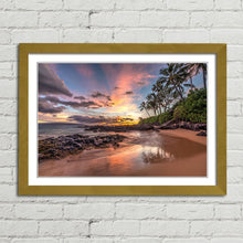 Load image into Gallery viewer, Colourful Beach Sunset Secret Cove Maui
