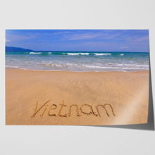 Load image into Gallery viewer, Vietnam Sign in Sand Beach