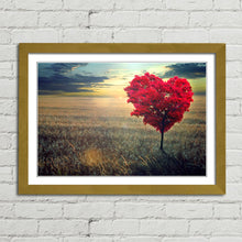 Load image into Gallery viewer, Red Heart Tree Abstract