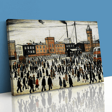 Load image into Gallery viewer, LS Lowry Going To Work Painting 1943