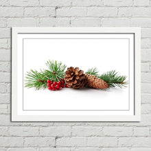 Load image into Gallery viewer, Christmas Decoration Holly Berry Pine Cone