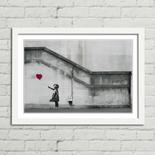 Load image into Gallery viewer, Banksy Heart Balloon Girl