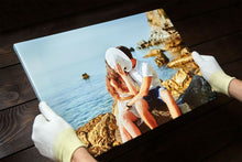 Load image into Gallery viewer, CANVAS PRINT YOUR PHOTO PERSONALISED FRAMED HUGE A0 A1 A2 A3 CUSTOM IMAGE PRINTS