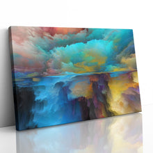 Load image into Gallery viewer, Advance of Abstract Landscape Picture Canvas Framed Print Wall Art
