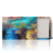 Load image into Gallery viewer, Advance of Abstract Landscape Picture Canvas Framed Print Wall Art
