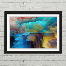 Load image into Gallery viewer, Advance of Abstract Landscape Picture Canvas Framed Print Wall Art
