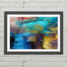 Load image into Gallery viewer, Advance of Abstract Landscape Picture Canvas Framed Print Wall Art
