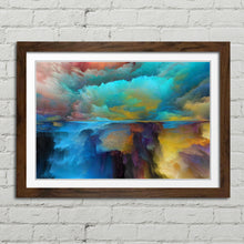 Load image into Gallery viewer, Advance of Abstract Landscape Picture Canvas Framed Print Wall Art
