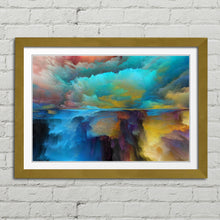 Load image into Gallery viewer, Advance of Abstract Landscape Picture Canvas Framed Print Wall Art
