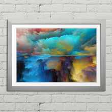 Load image into Gallery viewer, Advance of Abstract Landscape Picture Canvas Framed Print Wall Art
