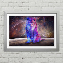 Load image into Gallery viewer, Abstract Coloured Lion Galaxy Picture Canvas Framed Print Wall Art Poster
