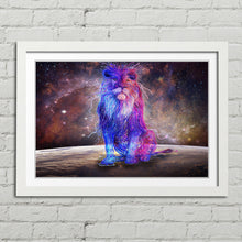 Load image into Gallery viewer, Abstract Coloured Lion Galaxy Picture Canvas Framed Print Wall Art Poster
