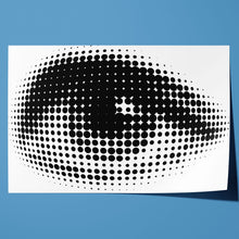 Load image into Gallery viewer, Abstract Human Eye Dots Picture Canvas Framed Print Wall Art Poster
