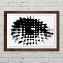 Load image into Gallery viewer, Abstract Human Eye Dots Picture Canvas Framed Print Wall Art Poster
