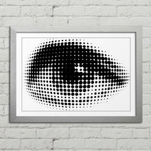 Load image into Gallery viewer, Abstract Human Eye Dots Picture Canvas Framed Print Wall Art Poster
