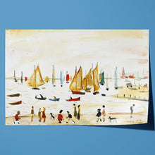 Load image into Gallery viewer, LS Lowry Yachts Painting
