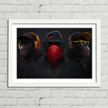 Load image into Gallery viewer, Swag Monkeys Banksy
