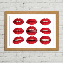 Load image into Gallery viewer, Full Red Lips Mouth
