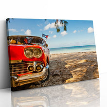 Load image into Gallery viewer, American Classic Car Beach Cuba
