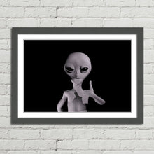 Load image into Gallery viewer, Grey Alien Thumbs Up ET
