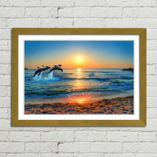 Load image into Gallery viewer, Dolphin Jumping in Thai Sunset
