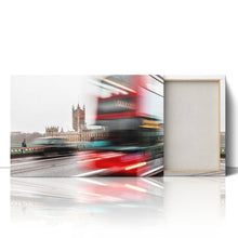 Load image into Gallery viewer, Red Bus at Houses of Parliament London
