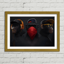Load image into Gallery viewer, Swag Monkeys Banksy
