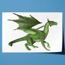 Load image into Gallery viewer, Green Dragon Fantasy Wings
