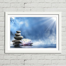 Load image into Gallery viewer, Zen Massage Stones and Lotus
