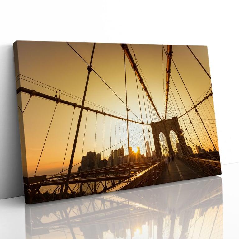 Brooklyn Bridge New York City Sunset