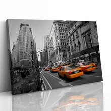 Load image into Gallery viewer, New York Taxis in Manhattan Yellow Taxi
