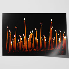 Load image into Gallery viewer, Candles Burning in the Dark
