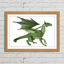 Load image into Gallery viewer, Green Dragon Fantasy Wings
