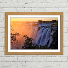 Load image into Gallery viewer, Victoria Falls at Sunset Africa
