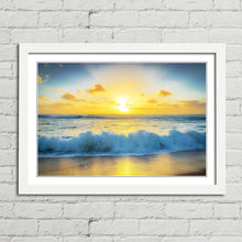 Load image into Gallery viewer, Beach Sunset &amp; Crashing Wave
