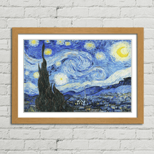 Load image into Gallery viewer, Van Gogh Starry Night Painting
