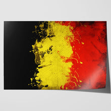 Load image into Gallery viewer, Belgium Flag Paint Splash
