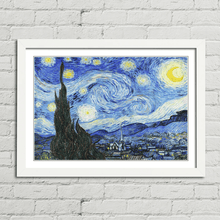 Load image into Gallery viewer, Van Gogh Starry Night Painting
