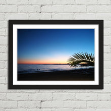 Load image into Gallery viewer, Beach Sunset Palm Tree Aegean Sea
