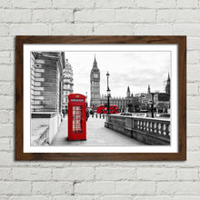 Load image into Gallery viewer, London Telephone Box and Big Ben
