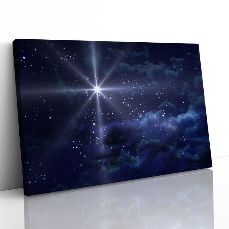 Starry Night Christmas Space Guiding Star