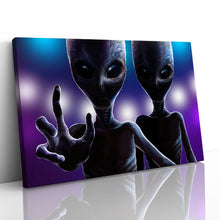 Load image into Gallery viewer, Two Aliens Reaching Out
