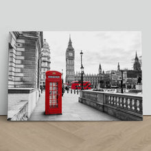 Load image into Gallery viewer, London Telephone Box and Big Ben
