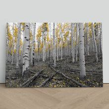 Load image into Gallery viewer, Yellow Tree Forest Scene
