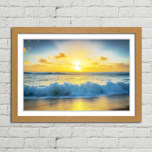 Load image into Gallery viewer, Beach Sunset &amp; Crashing Wave
