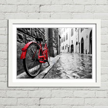 Load image into Gallery viewer, Retro Bike Bicycle Vintage Cobble Street
