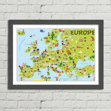 Load image into Gallery viewer, Europe Map Kids Learning Nationalities
